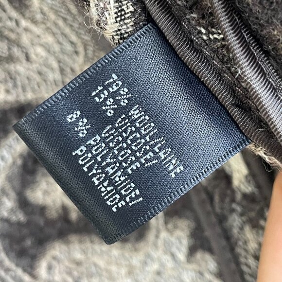 Lafayette 148 New York Womens 12 Wool Blend Brown Floral Knit Jacket - Picture 6 of 12